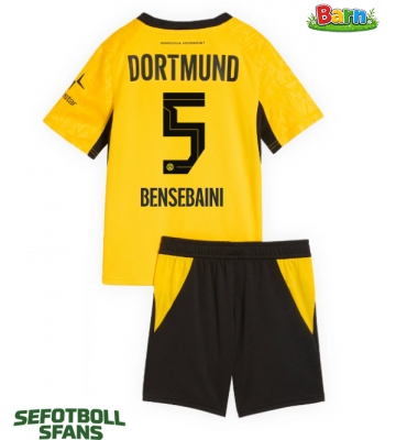 Borussia Dortmund Ramy Bensebaini #5 Hemmaställ Barn 2026-27 Kortärmad (+ Korta byxor)